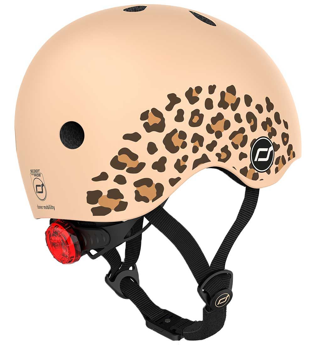 Scoot and Ride Cykelhjelm - Leopard