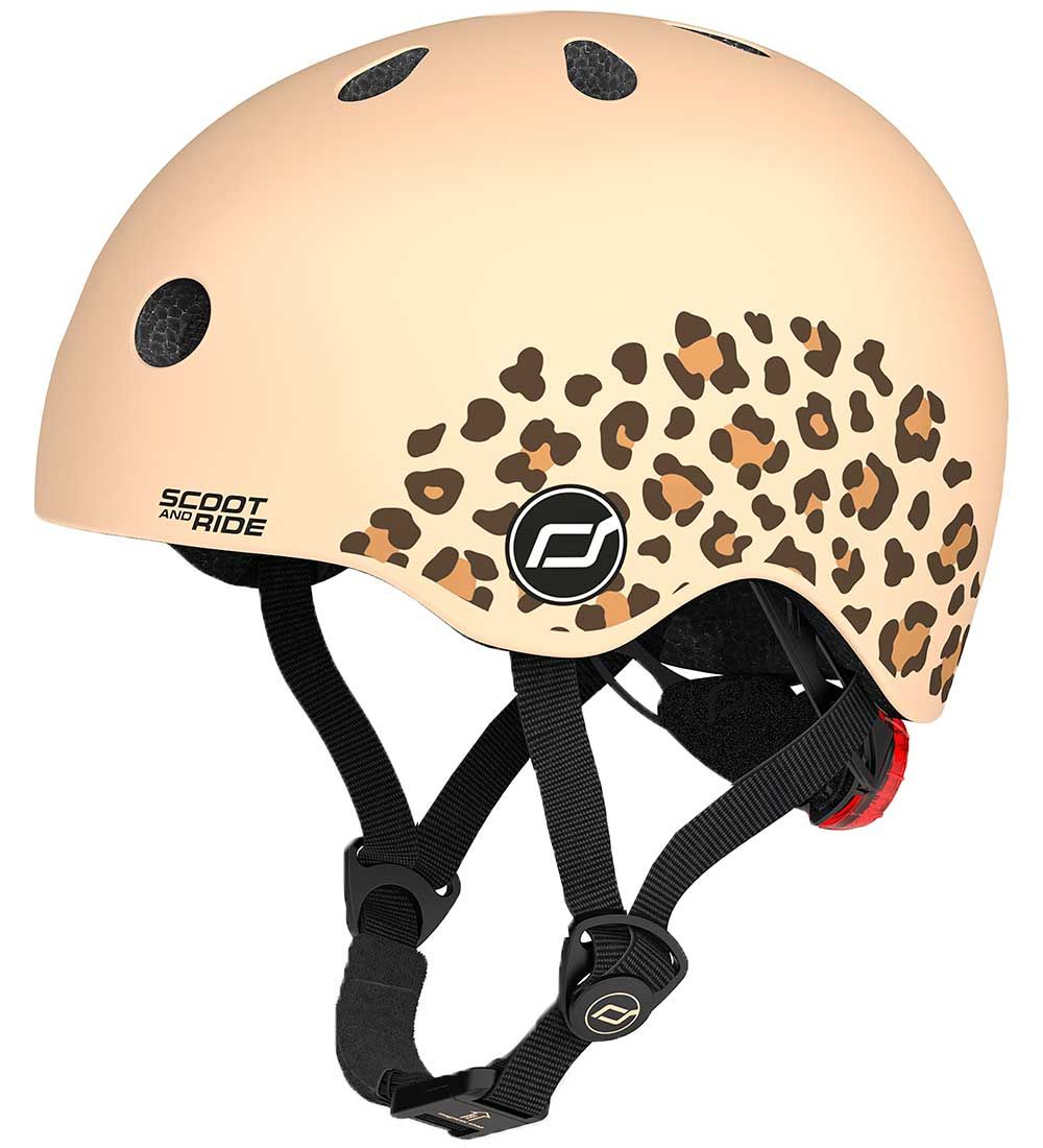 Scoot and Ride Cykelhjelm - Leopard