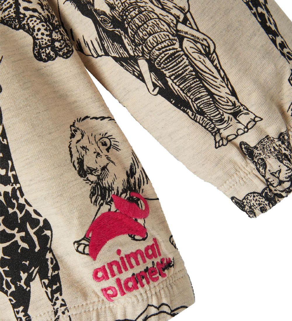 Name It Sweatshirt - NmfJess AnimalPlanet - Peyote Melange