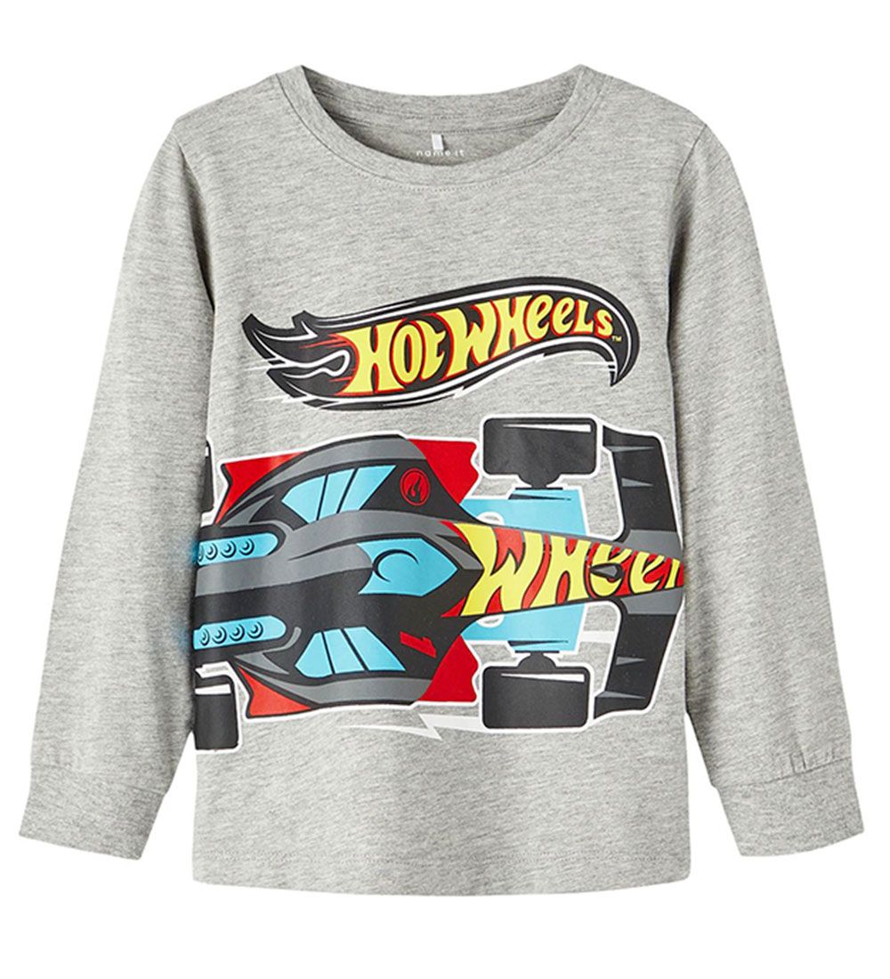 Name It Nattøj - NmmNilak HotWheels - Grey Melange