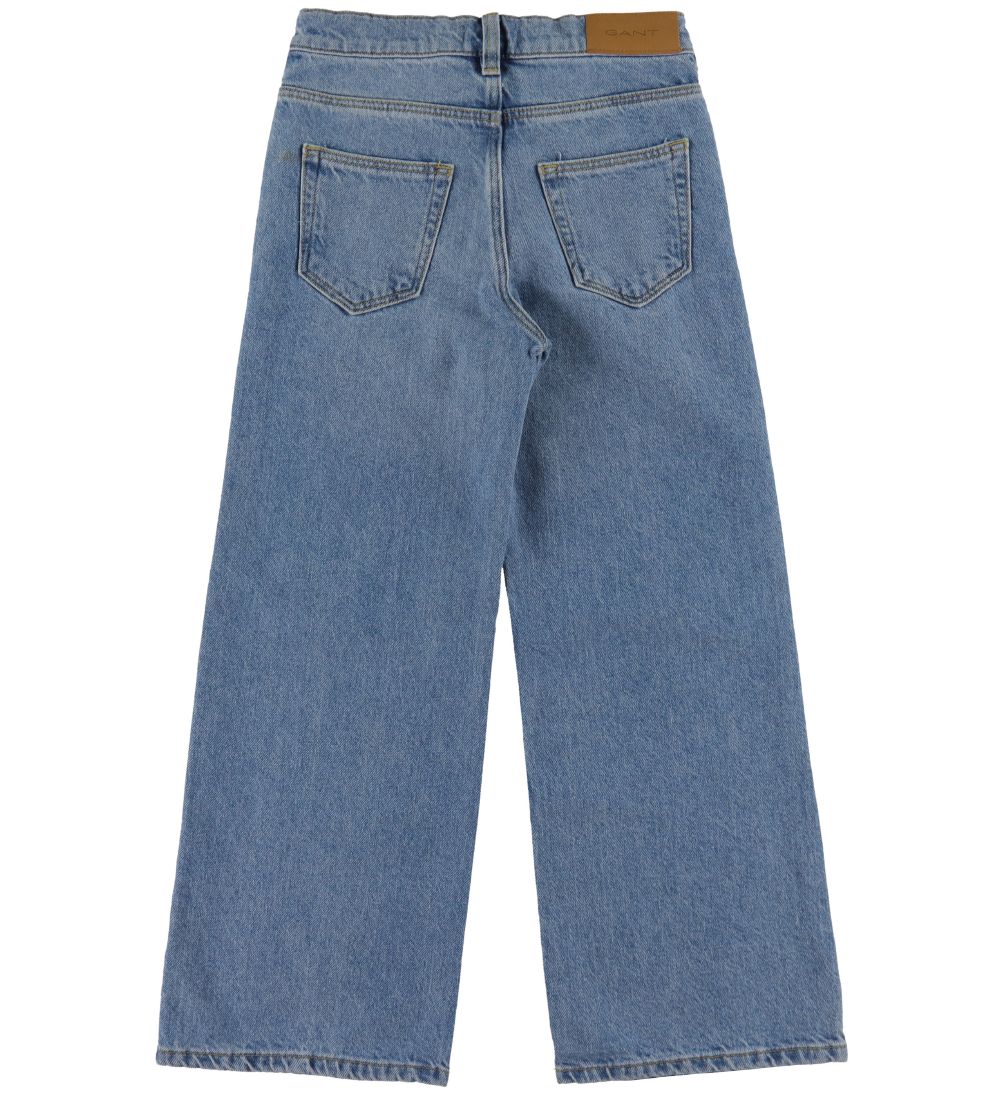 GANT Jeans - Wide Fit Jeans - Light Blue Vintage