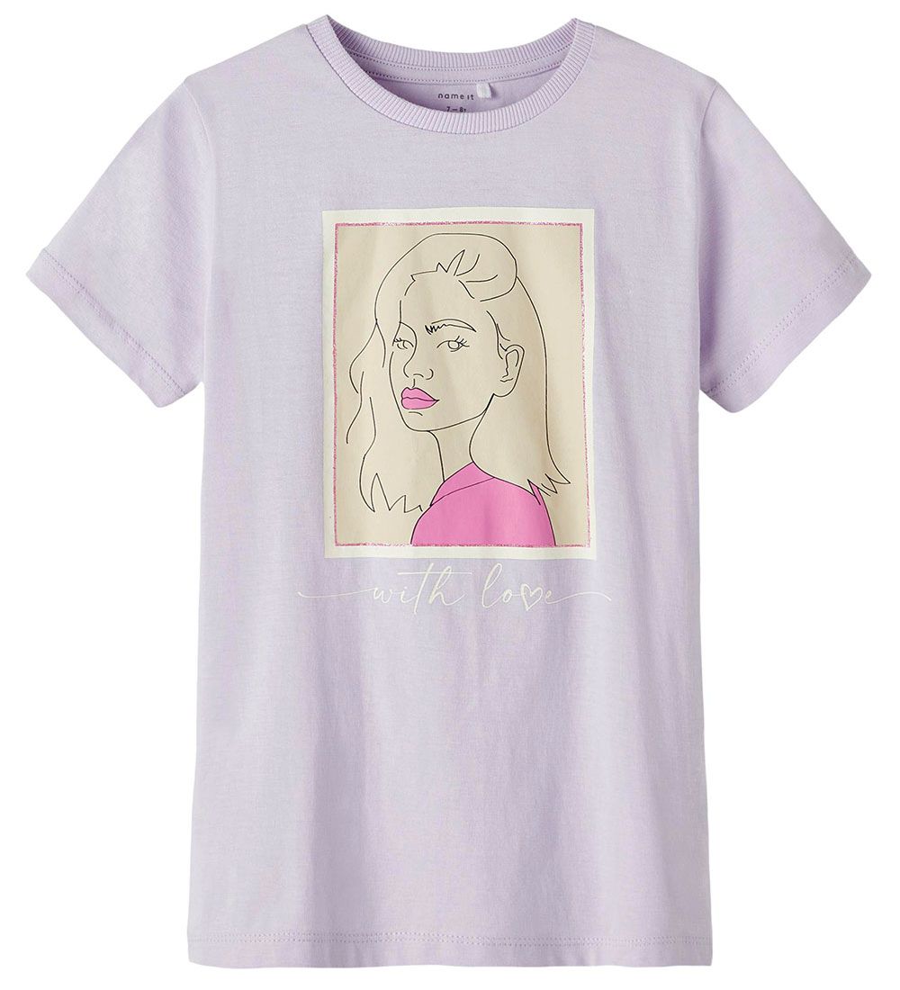 Name It T-shirt - NkfBrigita - Purple Heather