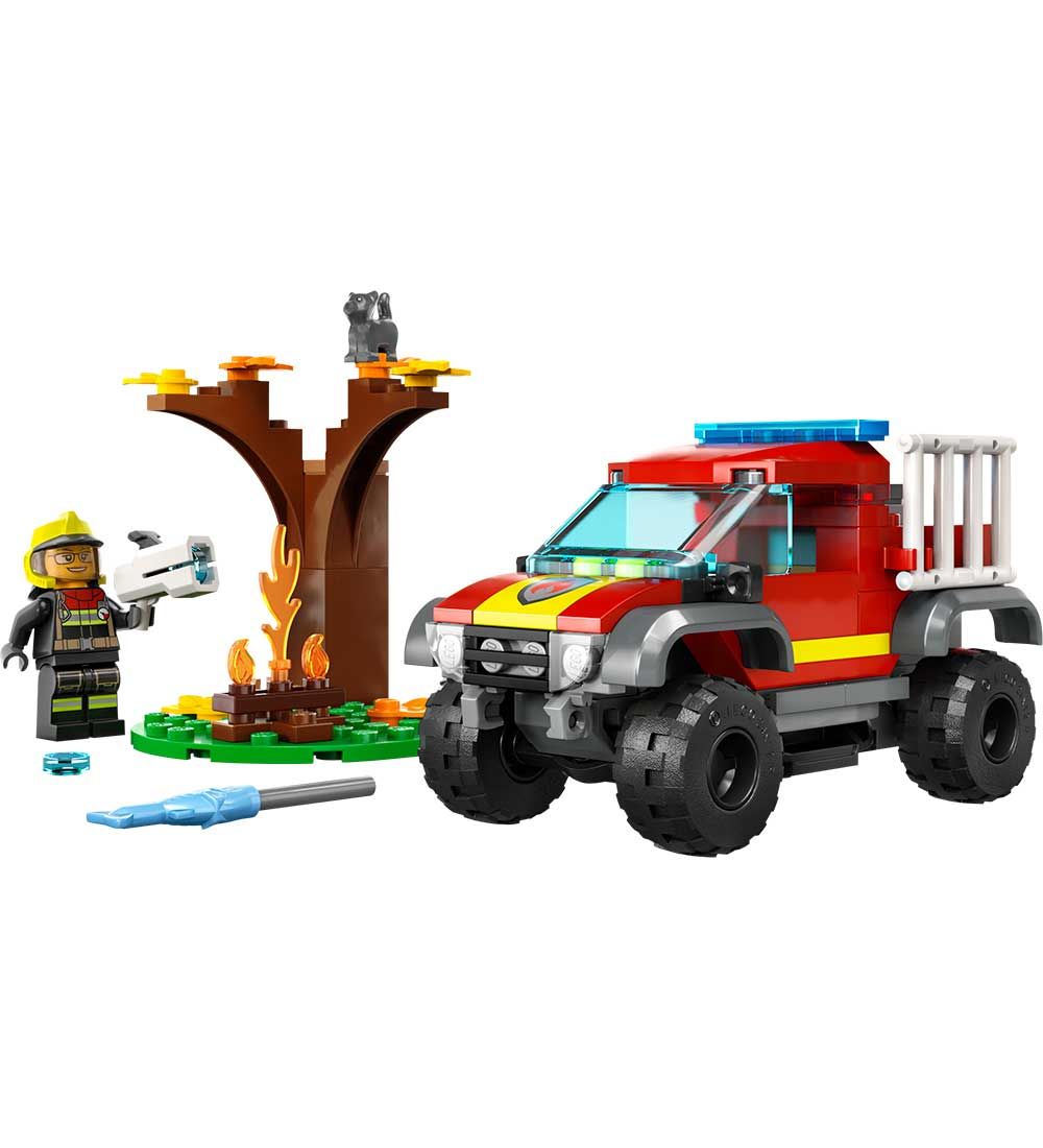 LEGO® City - Firhjulstrukket Redningsvogn 60393 - 97 Dele