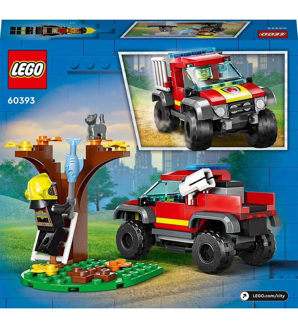LEGO® City - Firhjulstrukket Redningsvogn 60393 - 97 Dele