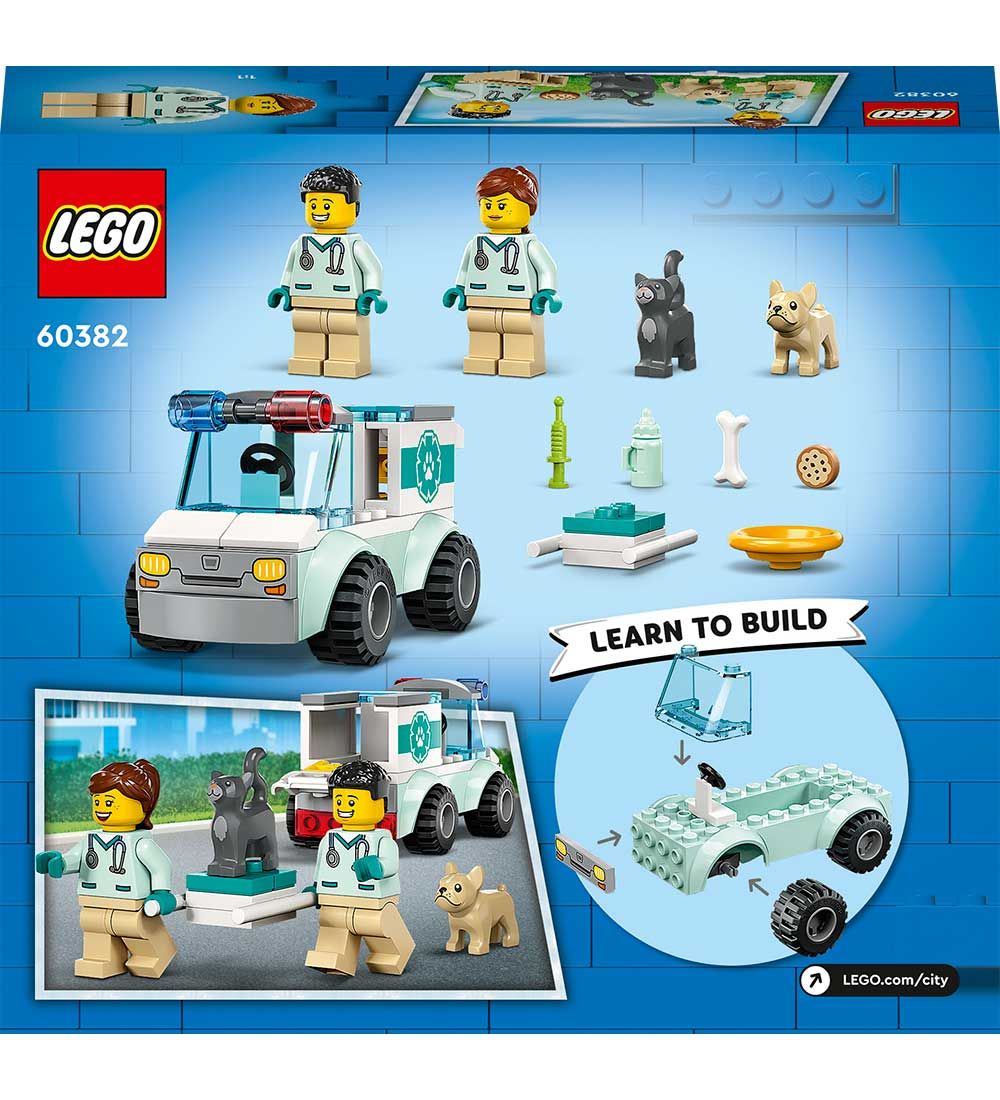 LEGO City - Dyrlge-redningsvogn 60382 - 58 Dele