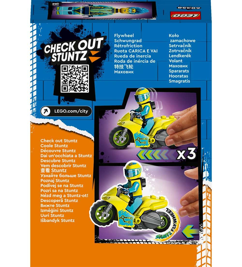 LEGO City Stuntz - Cyber-stuntmotorcykel 60358 - 13 Dele