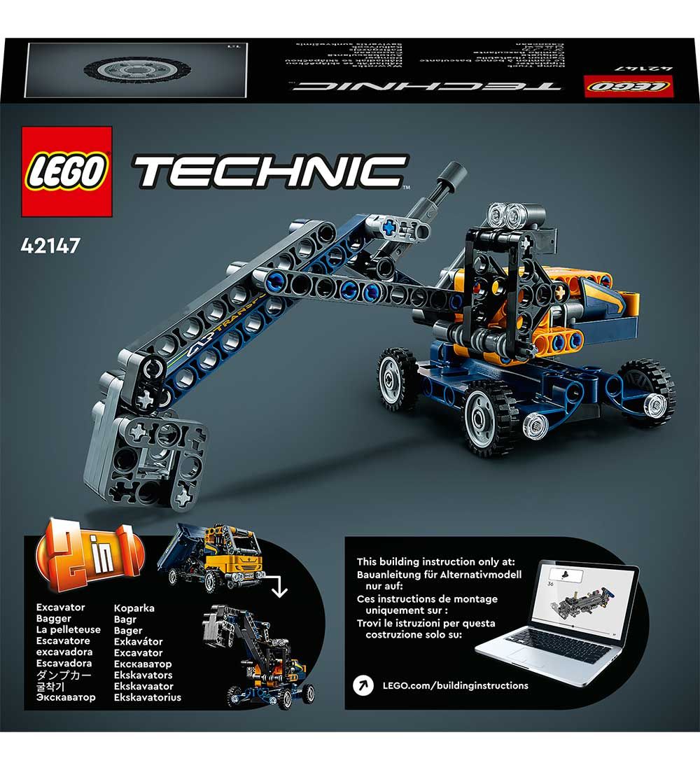 LEGO® Technic - Lastbil med Tippelad 42147 - 2-i-1 - 177 Dele