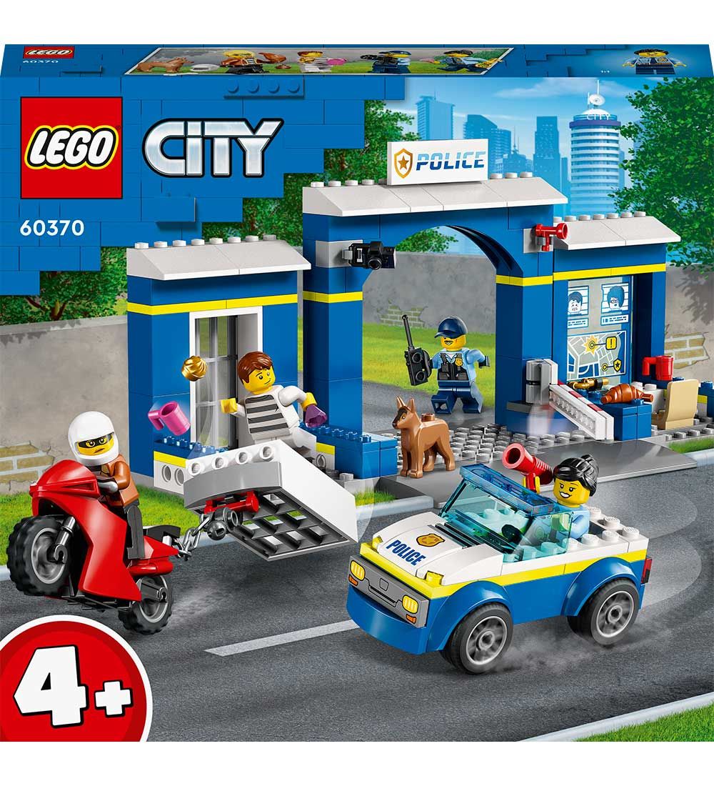 LEGO® City - Skurkejagt ved Politistationen 60370 - 172 Dele