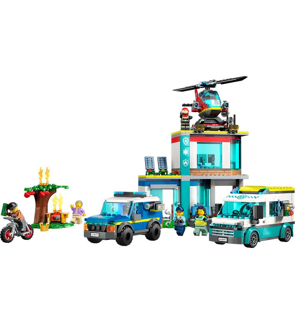 LEGO City - Udrykningsfartjernes Hovedkvarter 60371 - 706 Dele