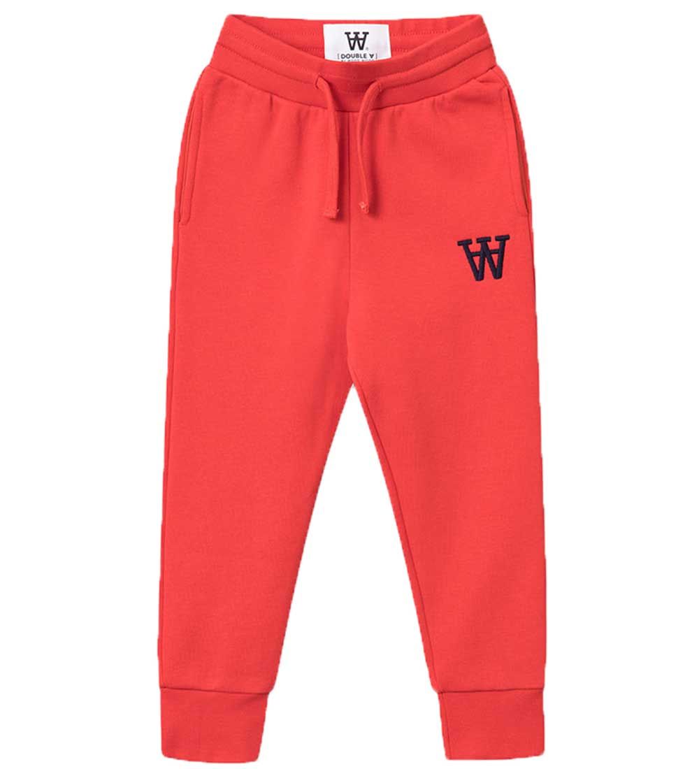 Wood Wood Sweatpants - Ran AA - Apple Red