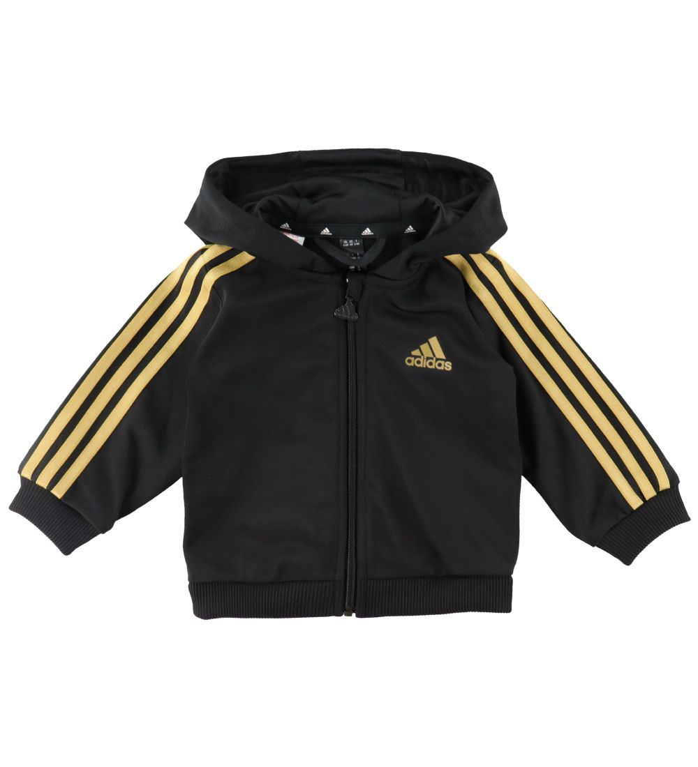 adidas Performance Træningssæt - I 3S SHINY TS - Guld/Sort