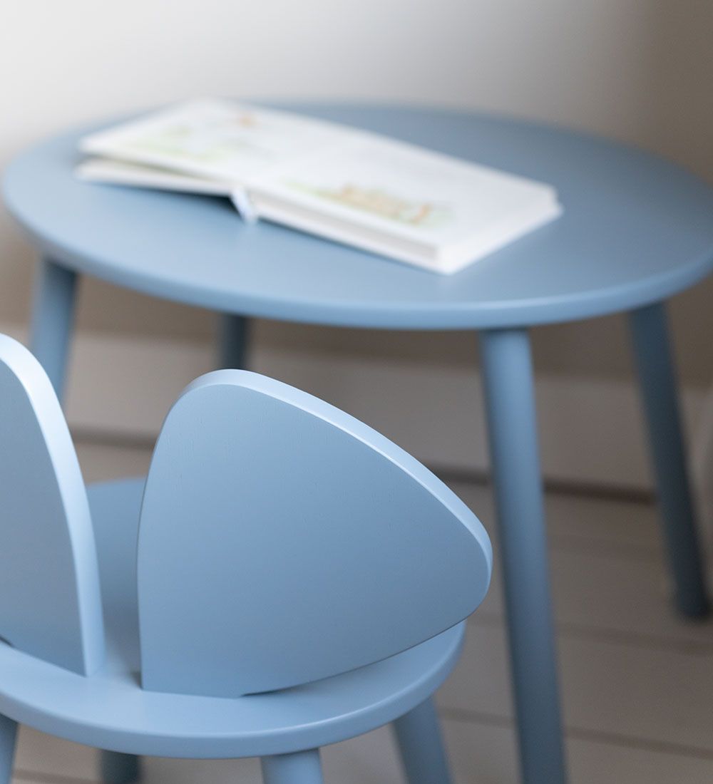 Nofred Møbelsæt - Bord/Stol - Mouse Set - Light Blue