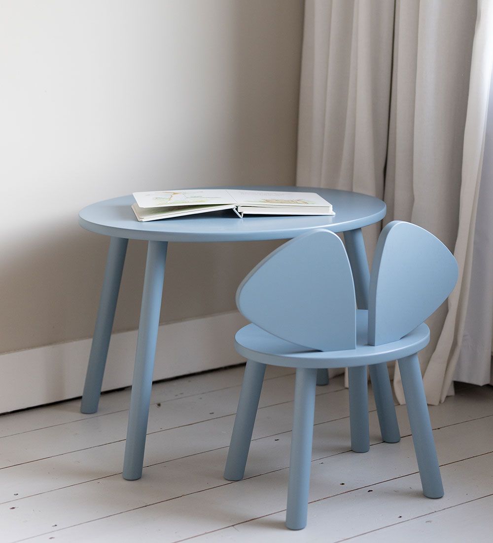 Nofred Møbelsæt - Bord/Stol - Mouse Set - Light Blue