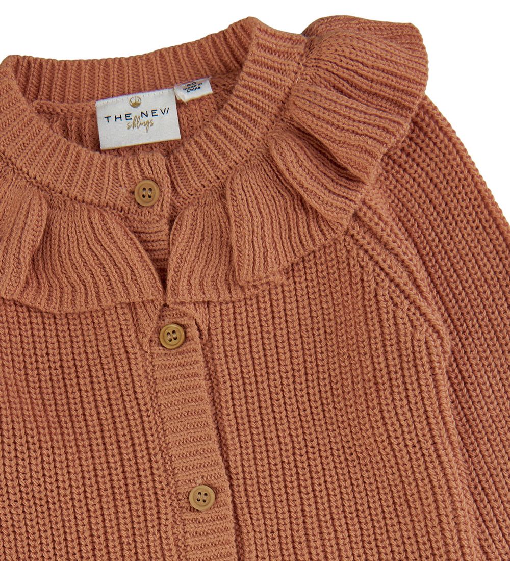The New Siblings Cardigan - Strik - TnsOlly - Toasted Nut