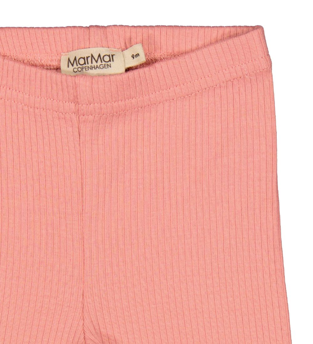 MarMar Leggings - Rib - Modal - Pink Delight