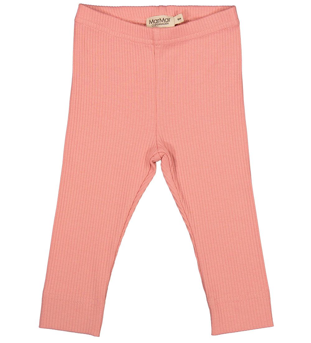 MarMar Leggings - Rib - Modal - Pink Delight