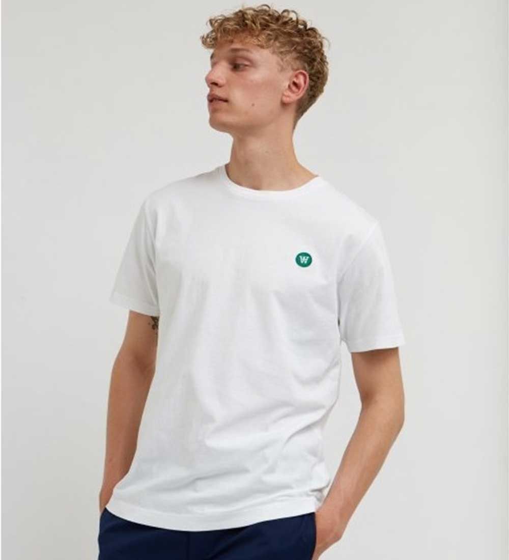 Wood Wood T-shirt - Ace - Bright White