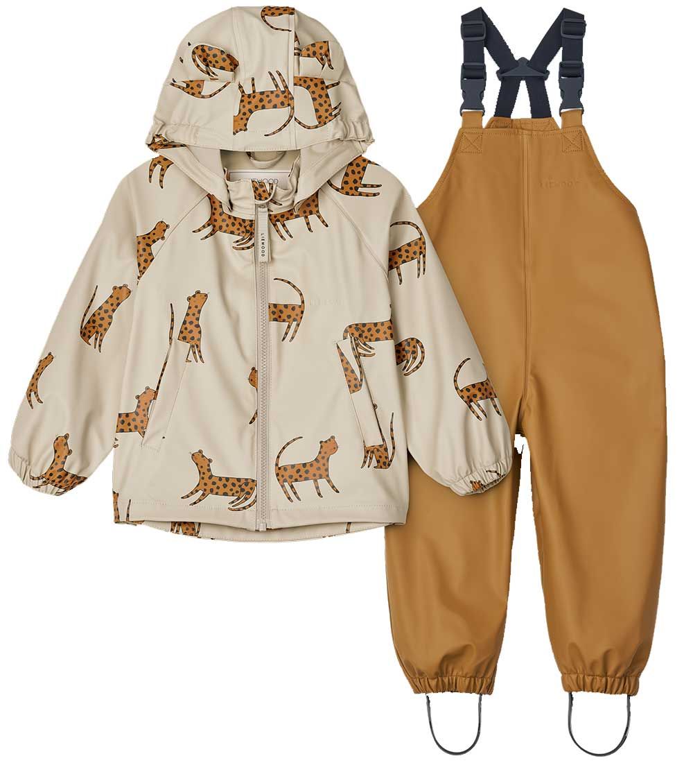 Liewood Regntøj m. Seler - PU - Melodi - Leopard Sandy