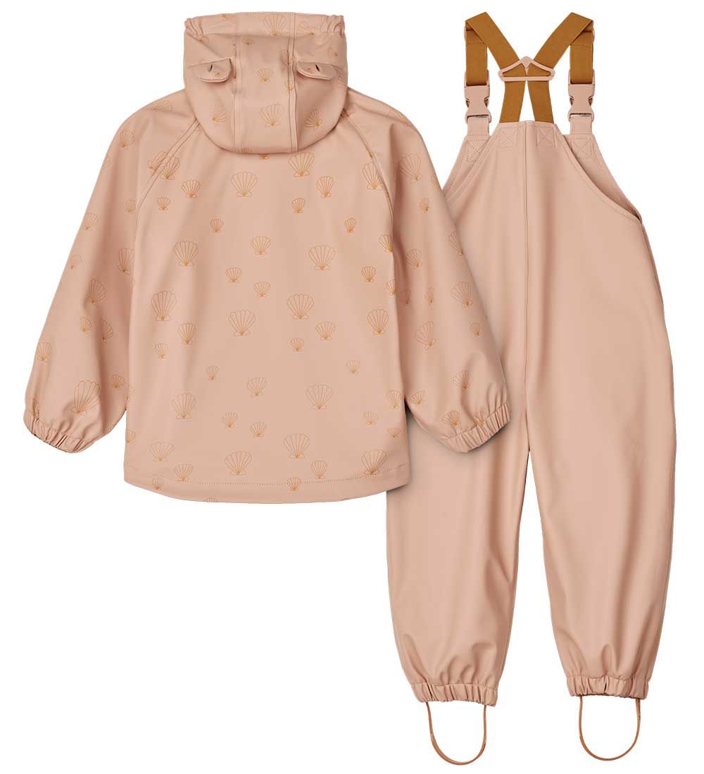 Liewood Regntøj m. Seler - PU - Melodi - Seashell Pale Tuscany