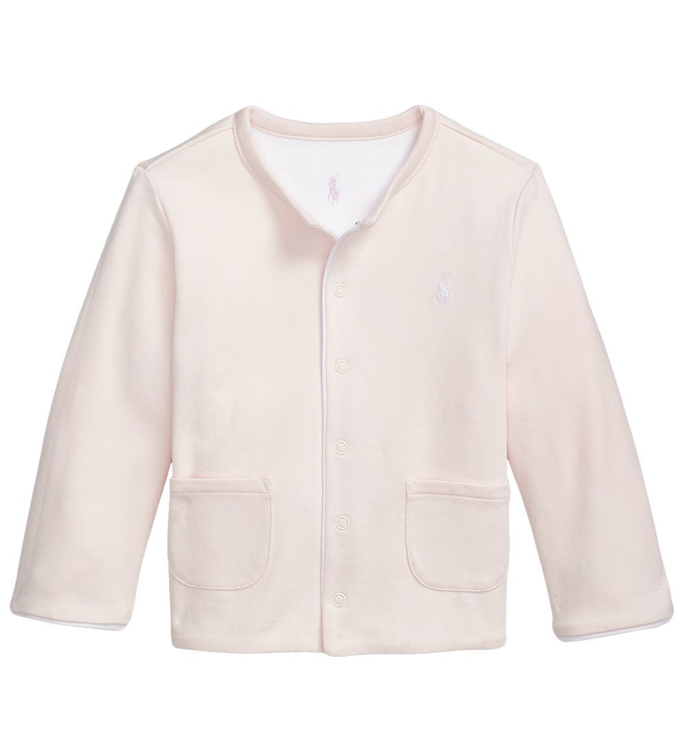 Polo Ralph Lauren Cardigan - Vendbar - Baby Classics I - Rosa/Hv