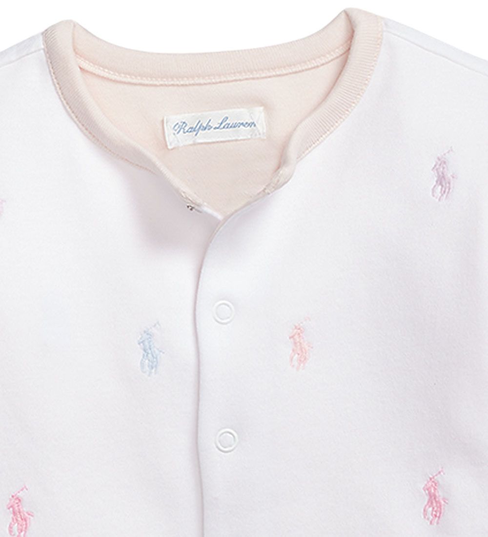 Polo Ralph Lauren Cardigan - Vendbar - Baby Classics I - Rosa/Hv