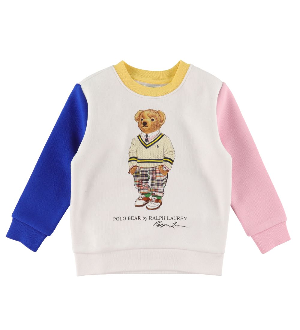 Polo Ralph Lauren Sweatshirt/Sweatshorts - Watch Hill - Hvid/Blå