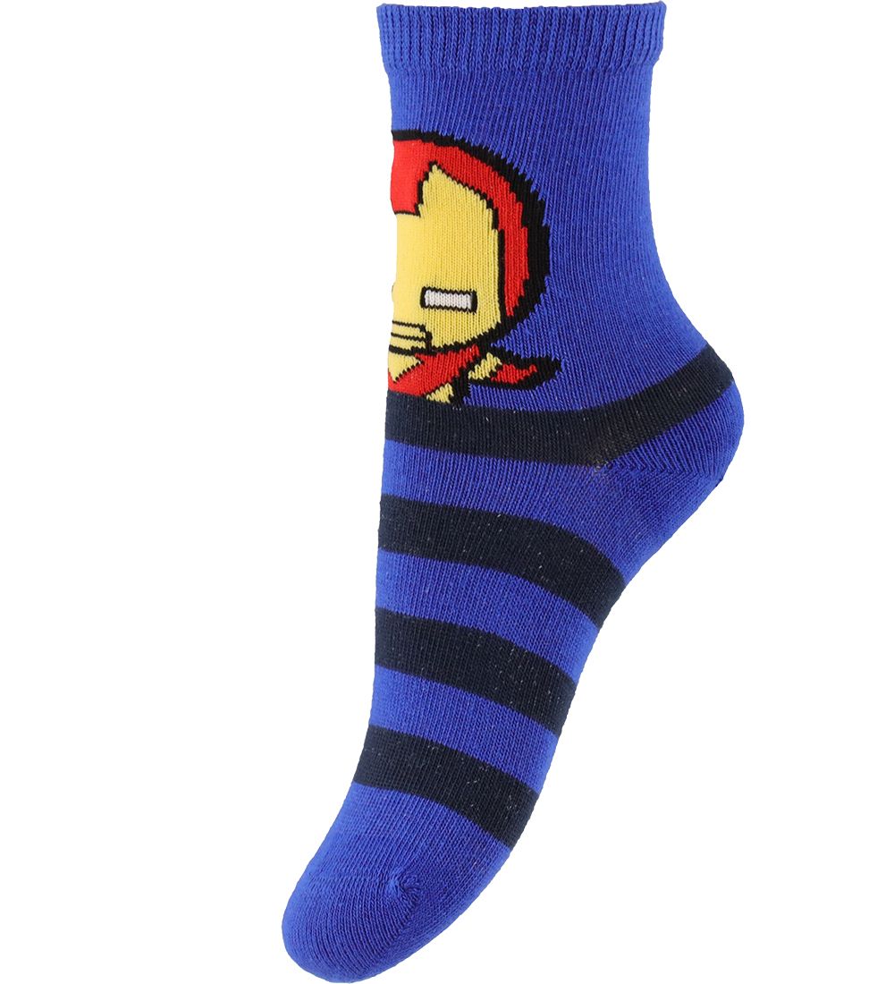 Name It Strømper - NmmJunni Marvel - 3-pak - Dark Sapphire