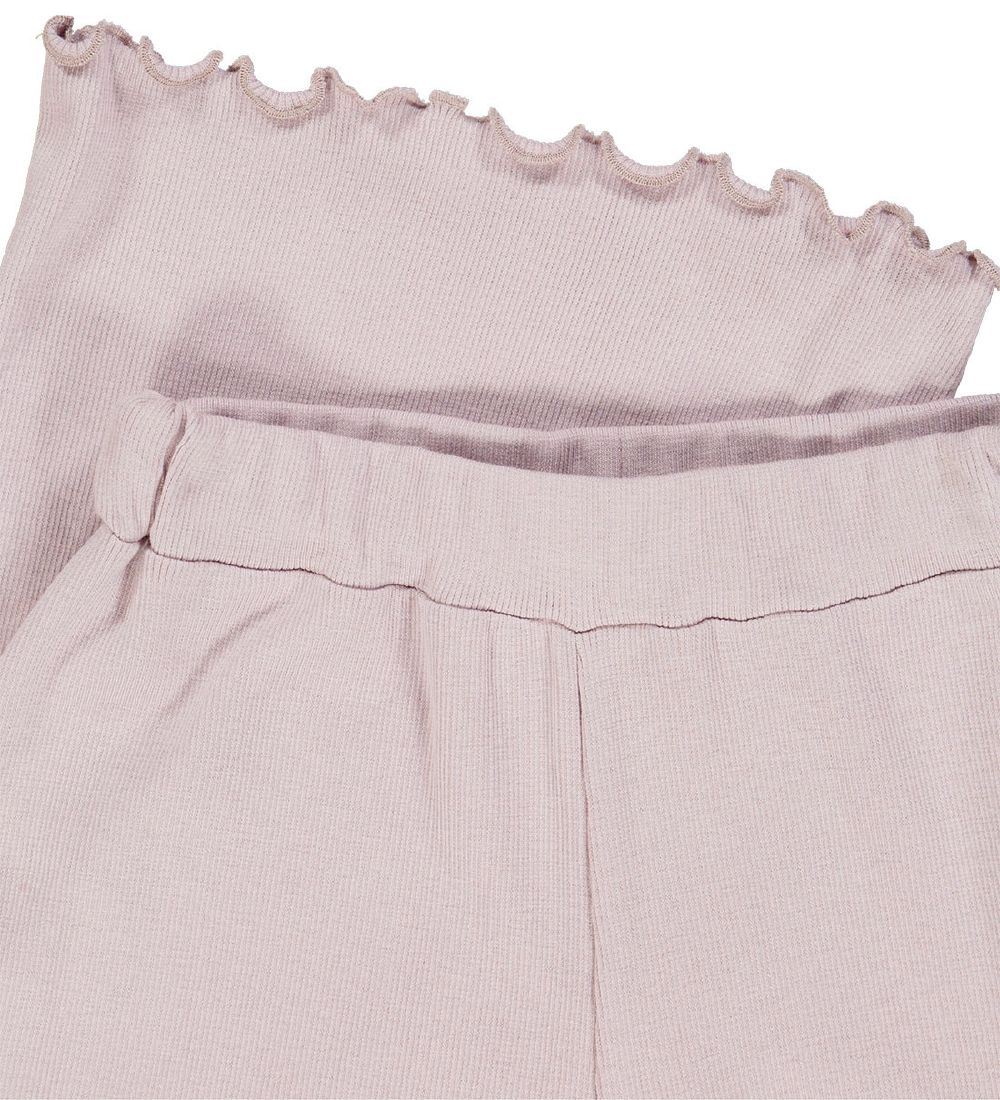 Wheat Bukser - Rib - Gaia - Soft Lilac