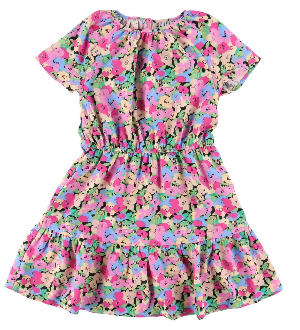 Kids Only Kjole - Kogtilma - Black/Vally Flo