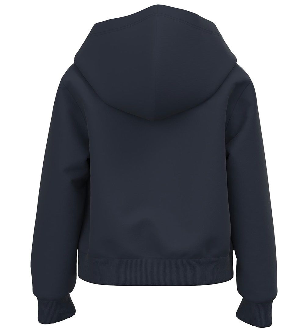 Name It Cardigan m. Hætte - NkfViala - Dark Sapphire