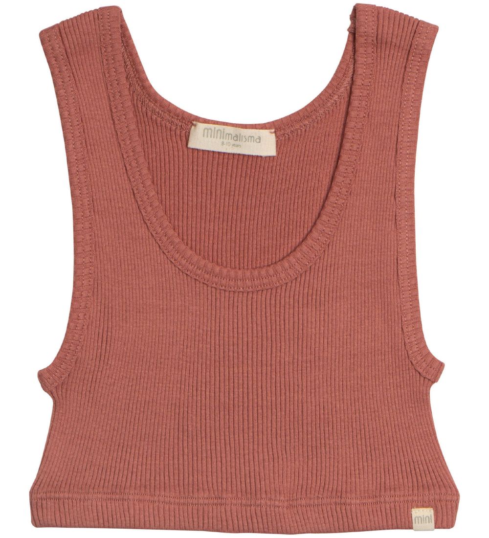 Minimalisma Top - Silke/Bomuld - Bella - Antique Red