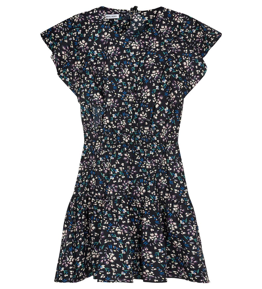 Designers Remix Kjole - Sandrine - Black Flower Print