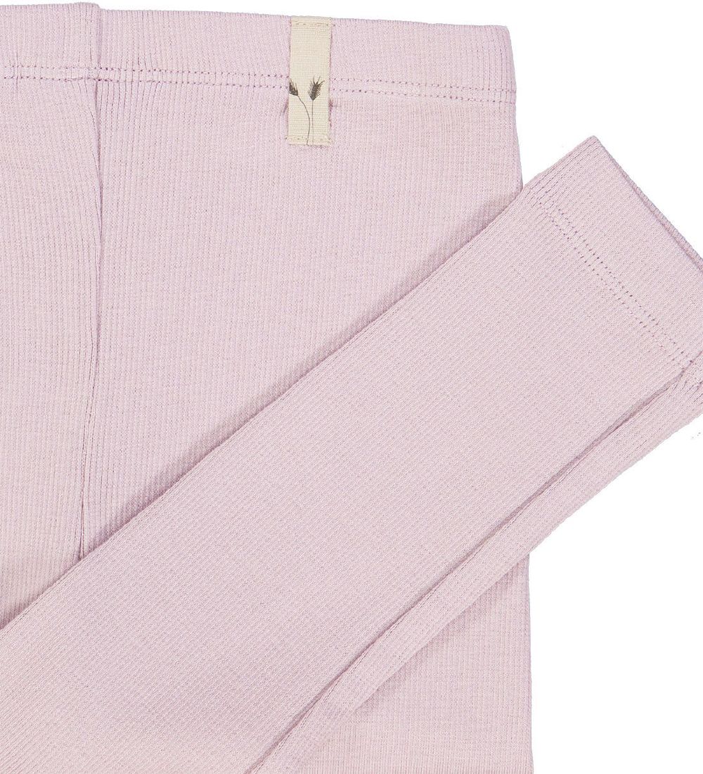 Wheat Leggings - Rib - Soft Lilac