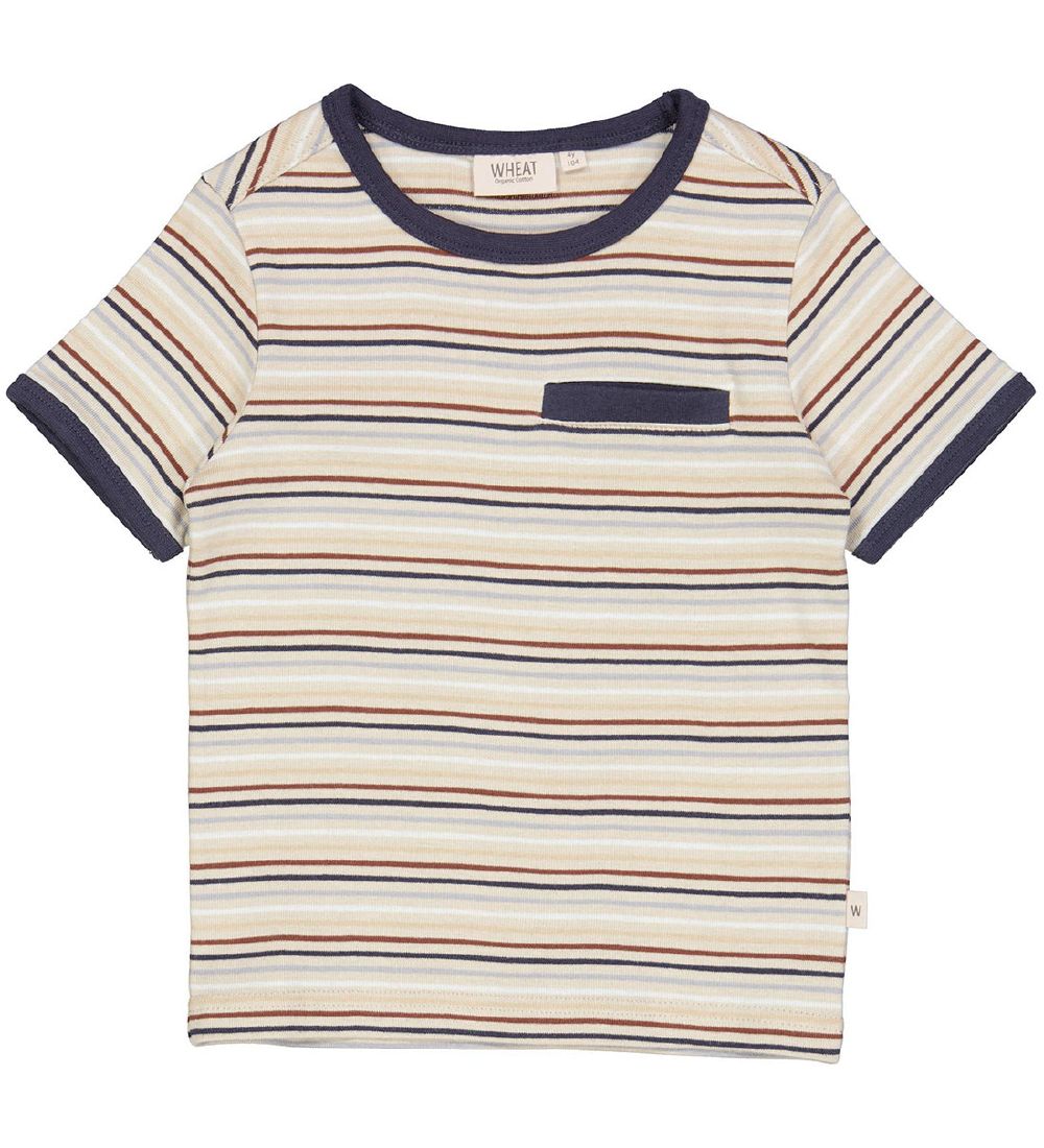 Wheat T-shirt - Bosse - Multi Stripe