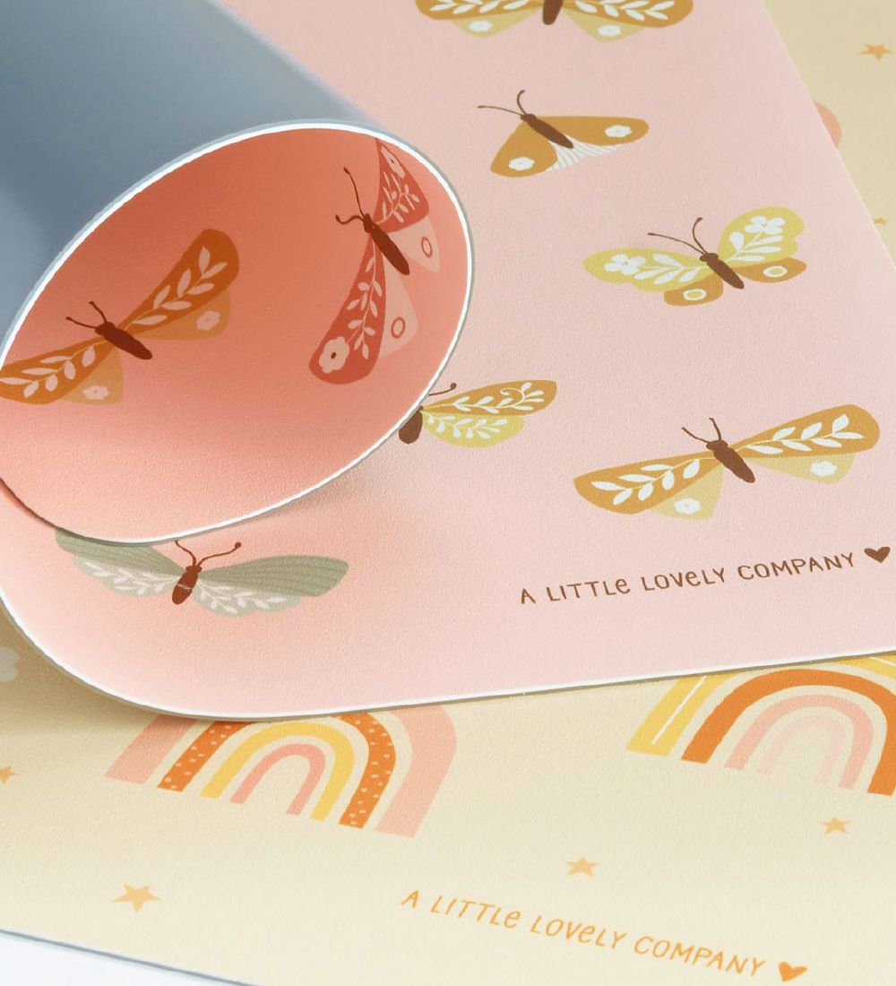 A Little Lovely Company Dækkeserviet - Vinyl - Butterflies
