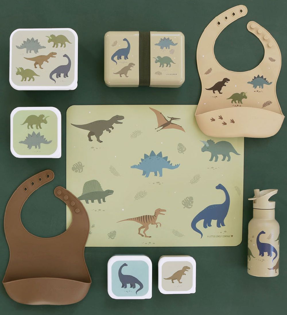 A Little Lovely Company Dækkeserviet - Dinosaurs