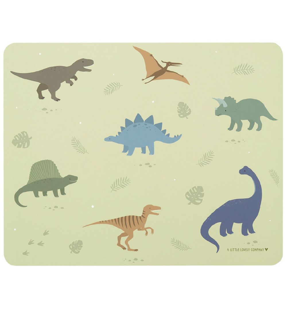 A Little Lovely Company Dækkeserviet - Dinosaurs