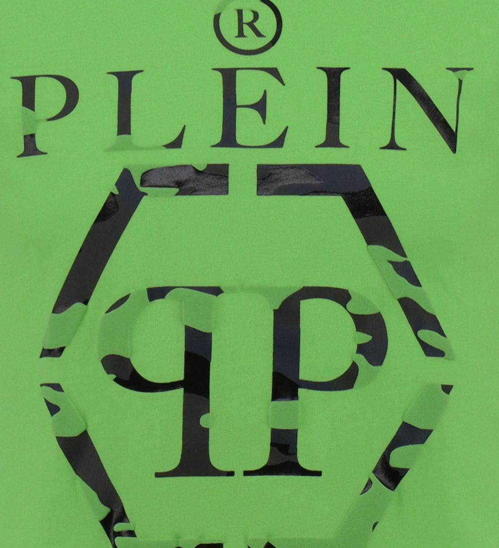 Philipp Plein T-shirt - Short - Grøn m.