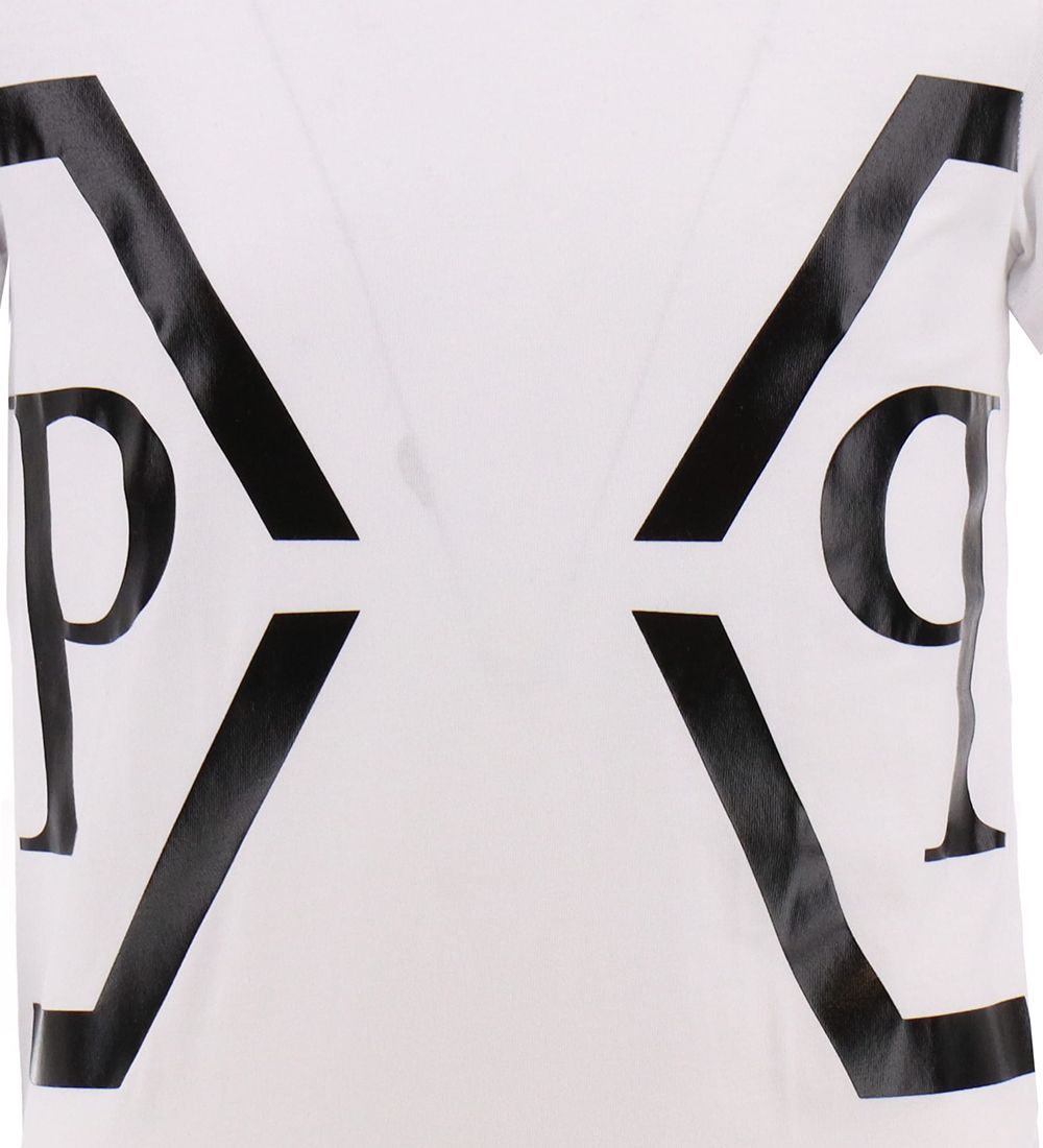 Philipp Plein T-shirt - Maxi - Hvid m. Sort