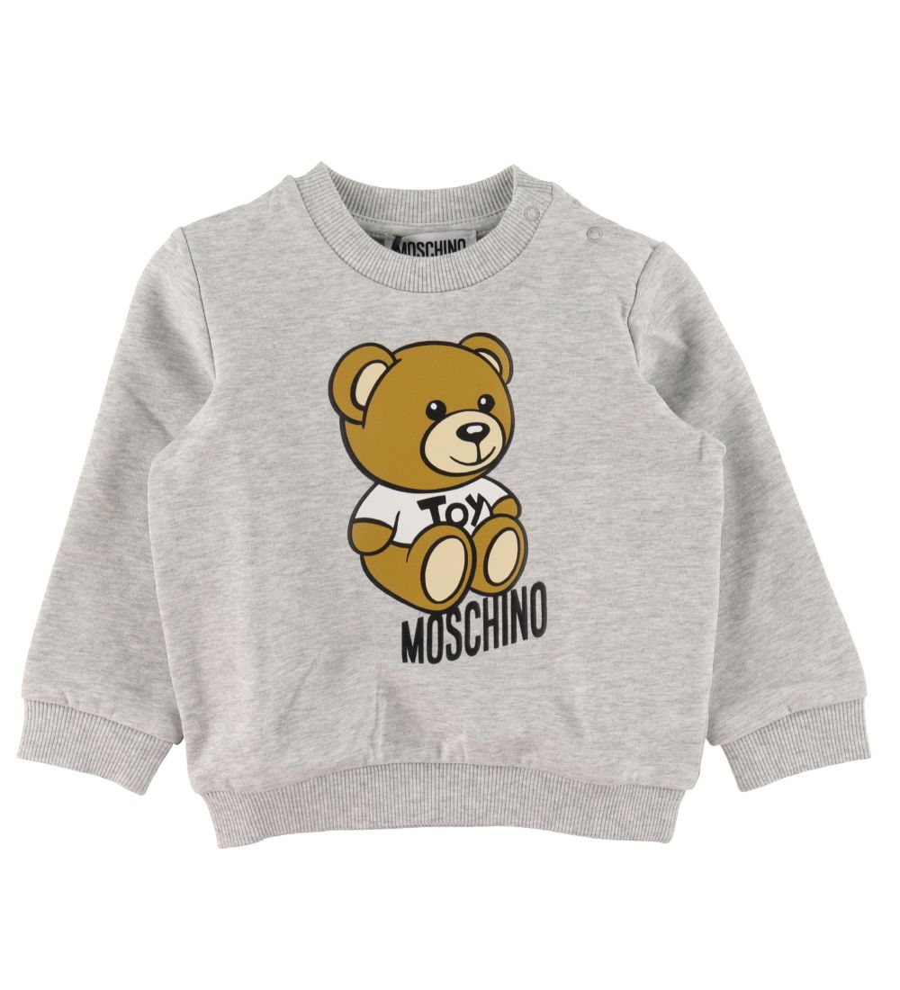 Moschino Sweatshirt - Grmeleret m. Logo
