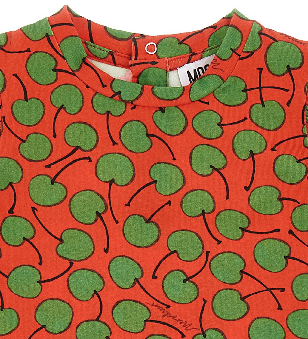 Moschino T-shirt - Rød/Grøn m. Bær