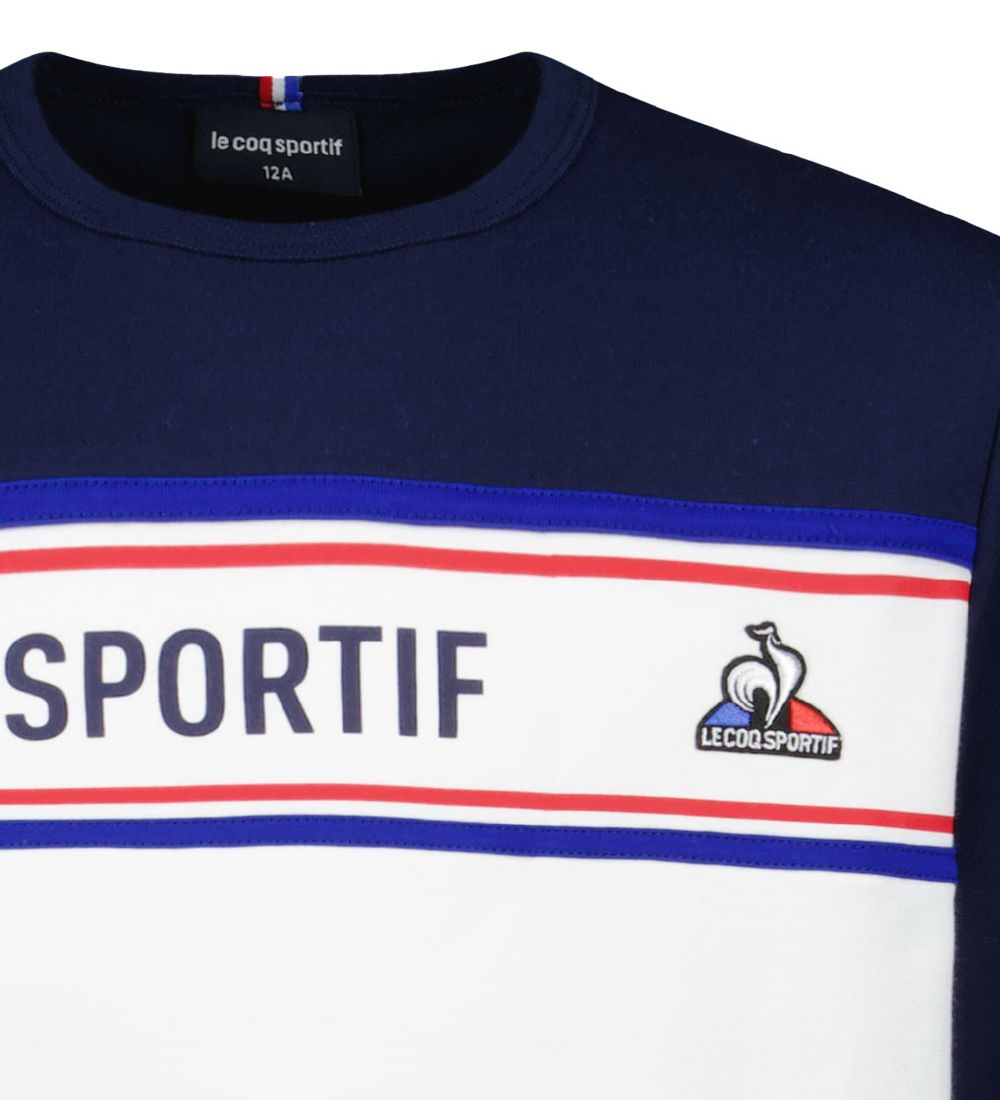 Le Coq Sportif Sweatshirt - TRI Crew Sweat - Hvid