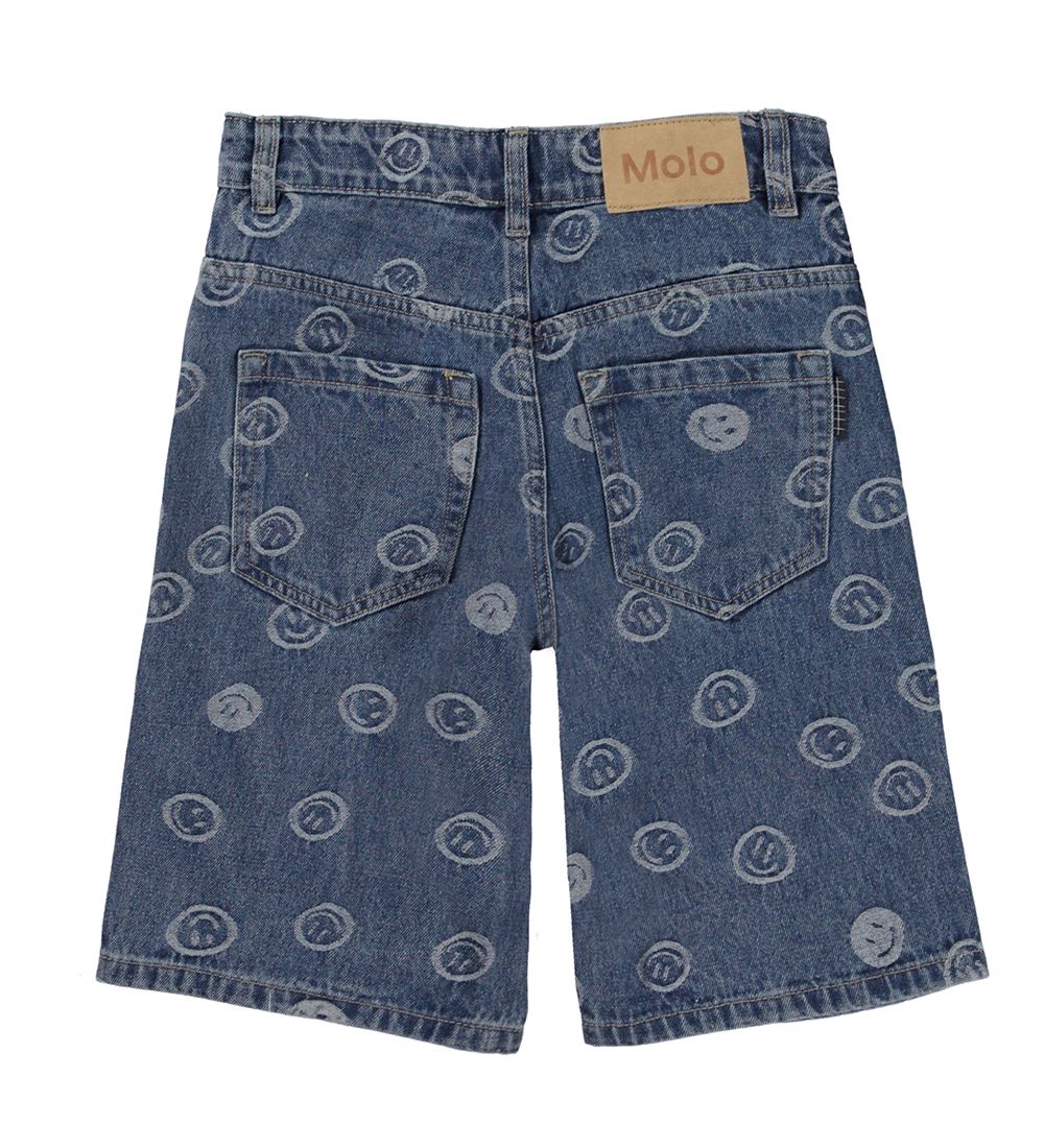 Molo Shorts - Art - Blue Happiness