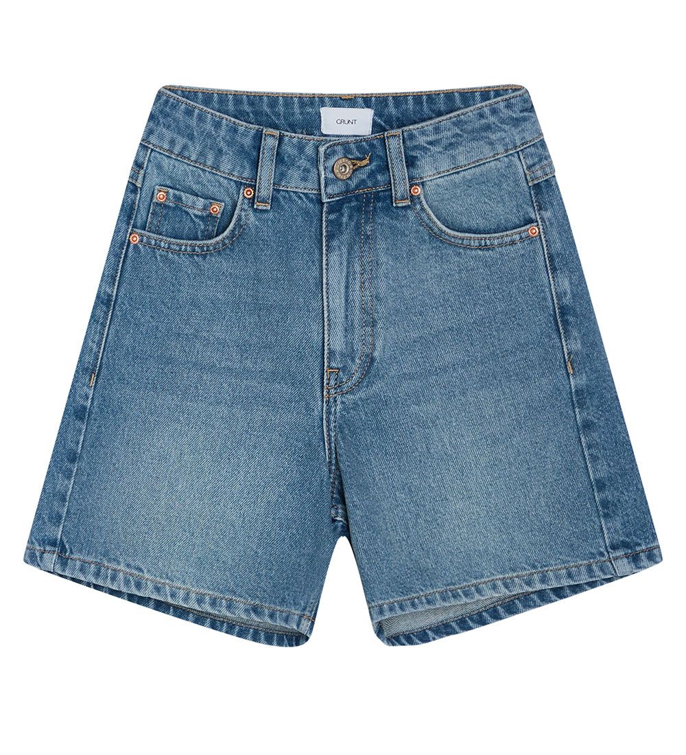 Grunt Shorts - 90's Newbro - Mid Blue