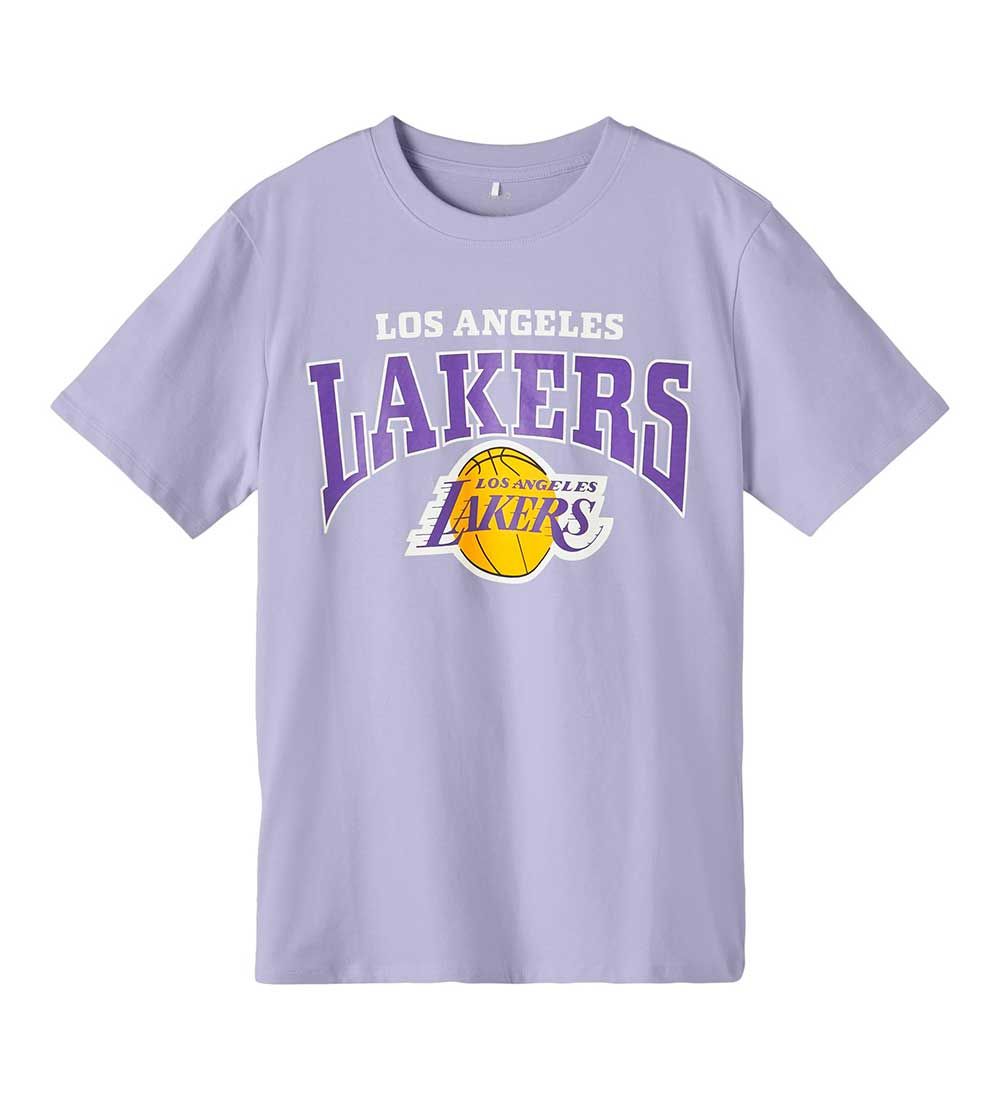LMTD T-shirt - NlnDenniz NBA - Purple Heather