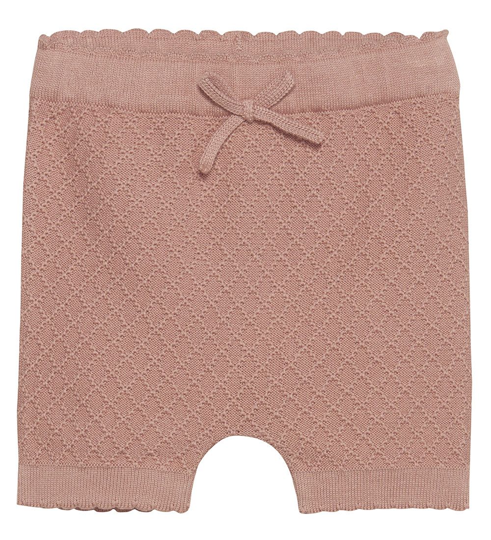 Minymo Bloomers - Strik - Mahogany Rose