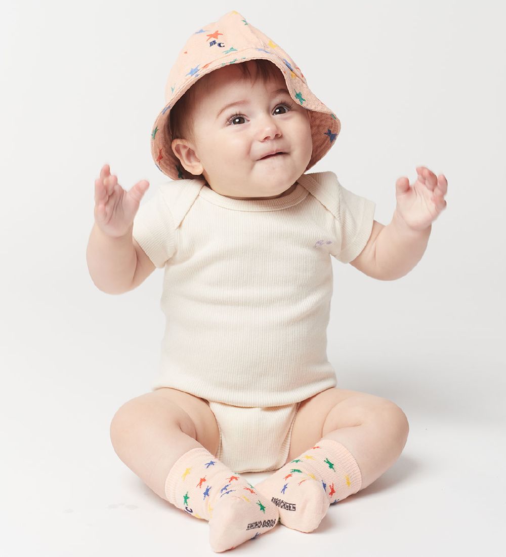 Bobo Choses Bøllehat - Multicolor Stars - Lyserød
