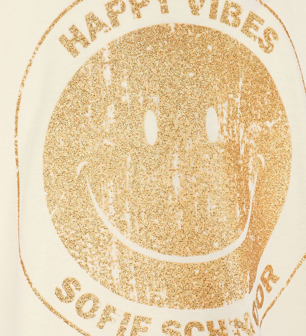 Petit by Sofie Schnoor T-shirt - Sand m. Guldprint