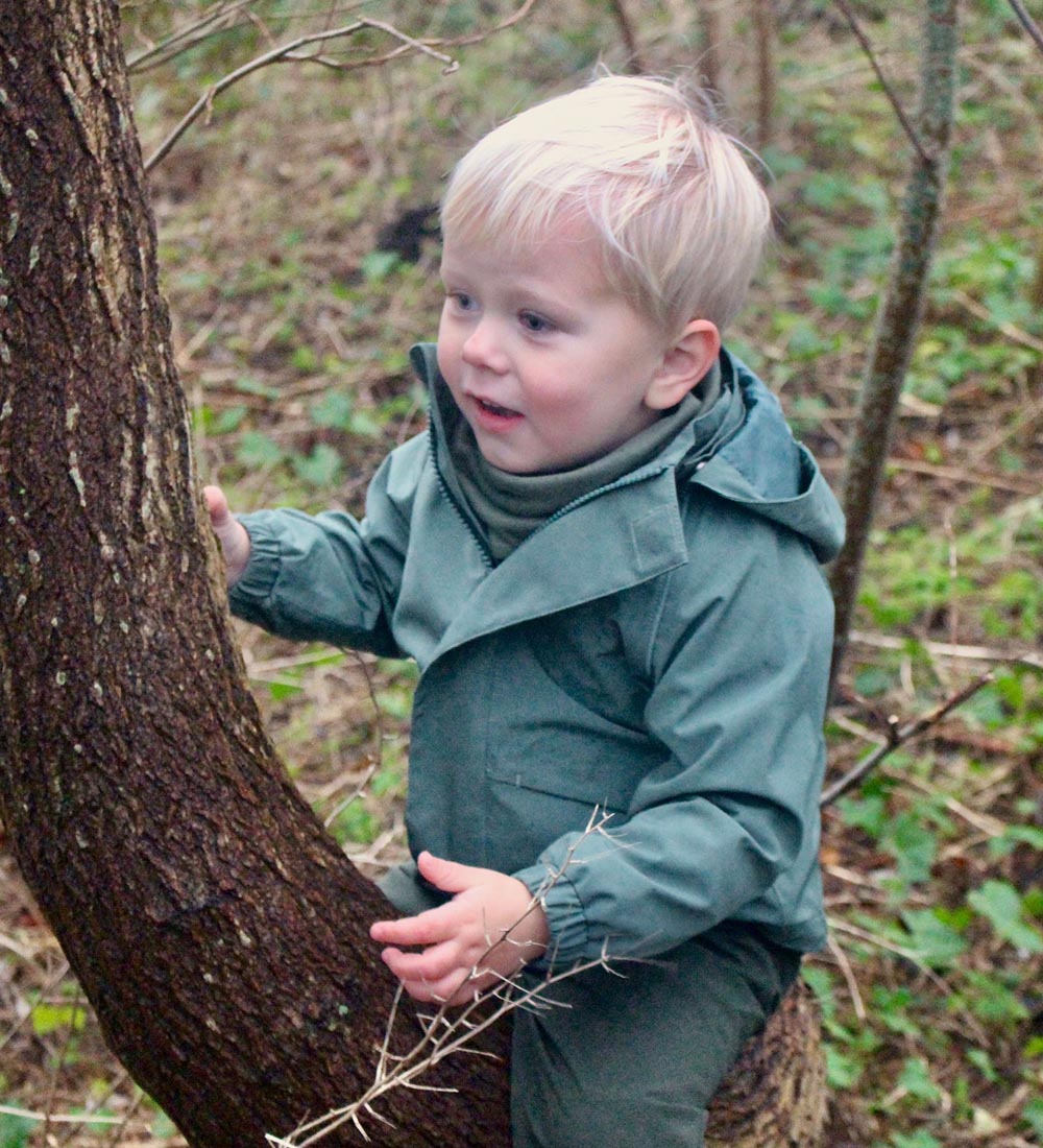 byLindgren Regnjakke - PE - Little Alvin - Cedar Green