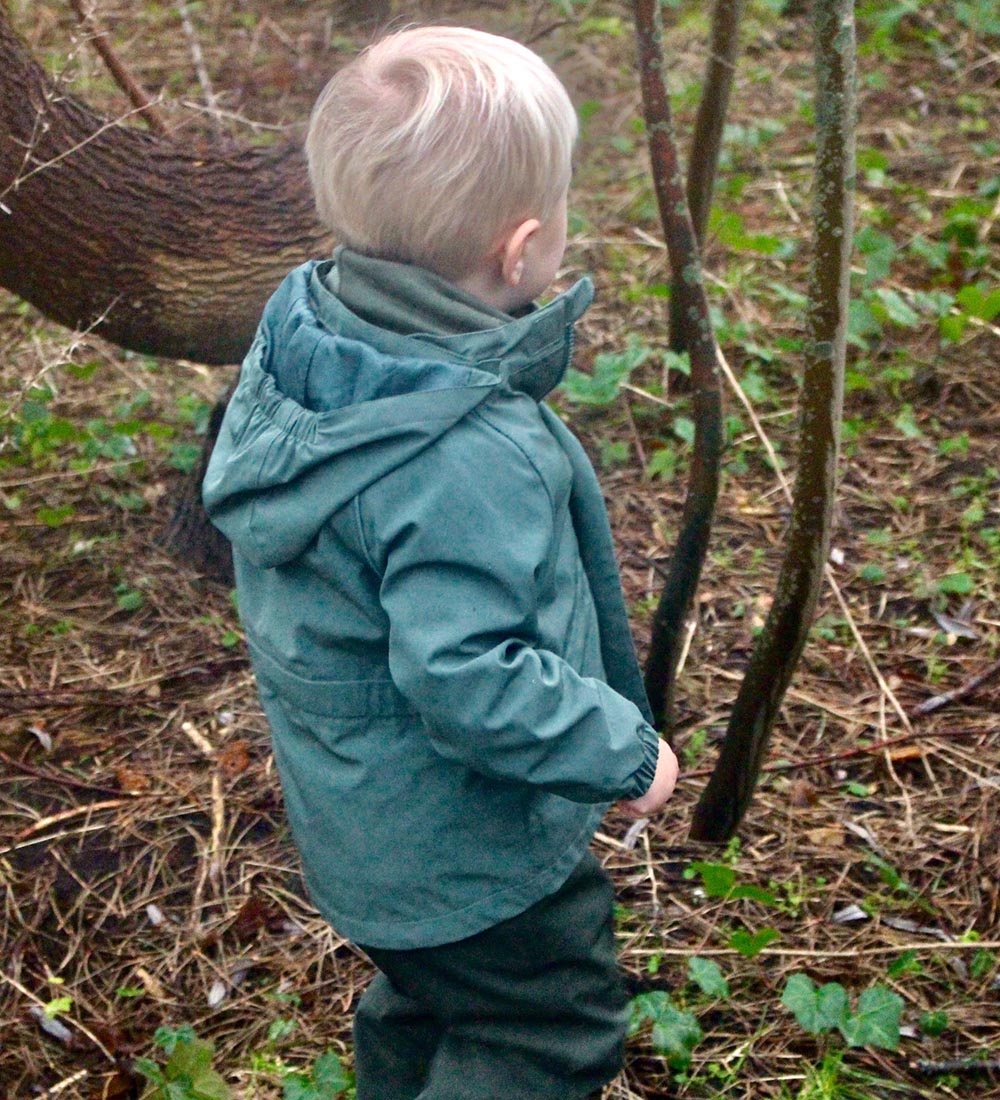 byLindgren Regnjakke - PE - Little Alvin - Cedar Green